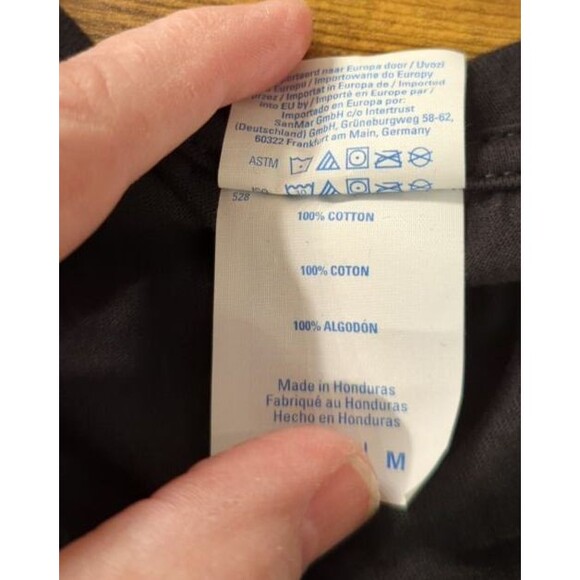 NWOT Funny Christmas Graphic T-Shirt – Size M – Black – Stop Staring At My Balls - Picture 5 of 6